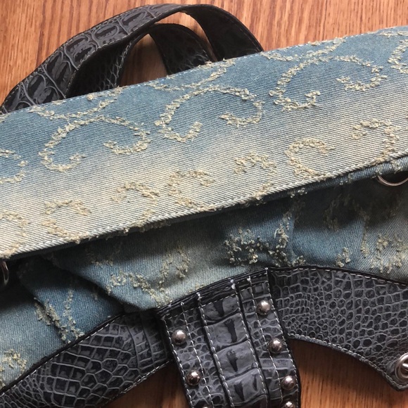 Denim handbag - Picture 3 of 7